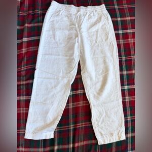 J. Crew White Pants